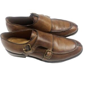 Boga Astor Mens Brown Double Monks Shoe